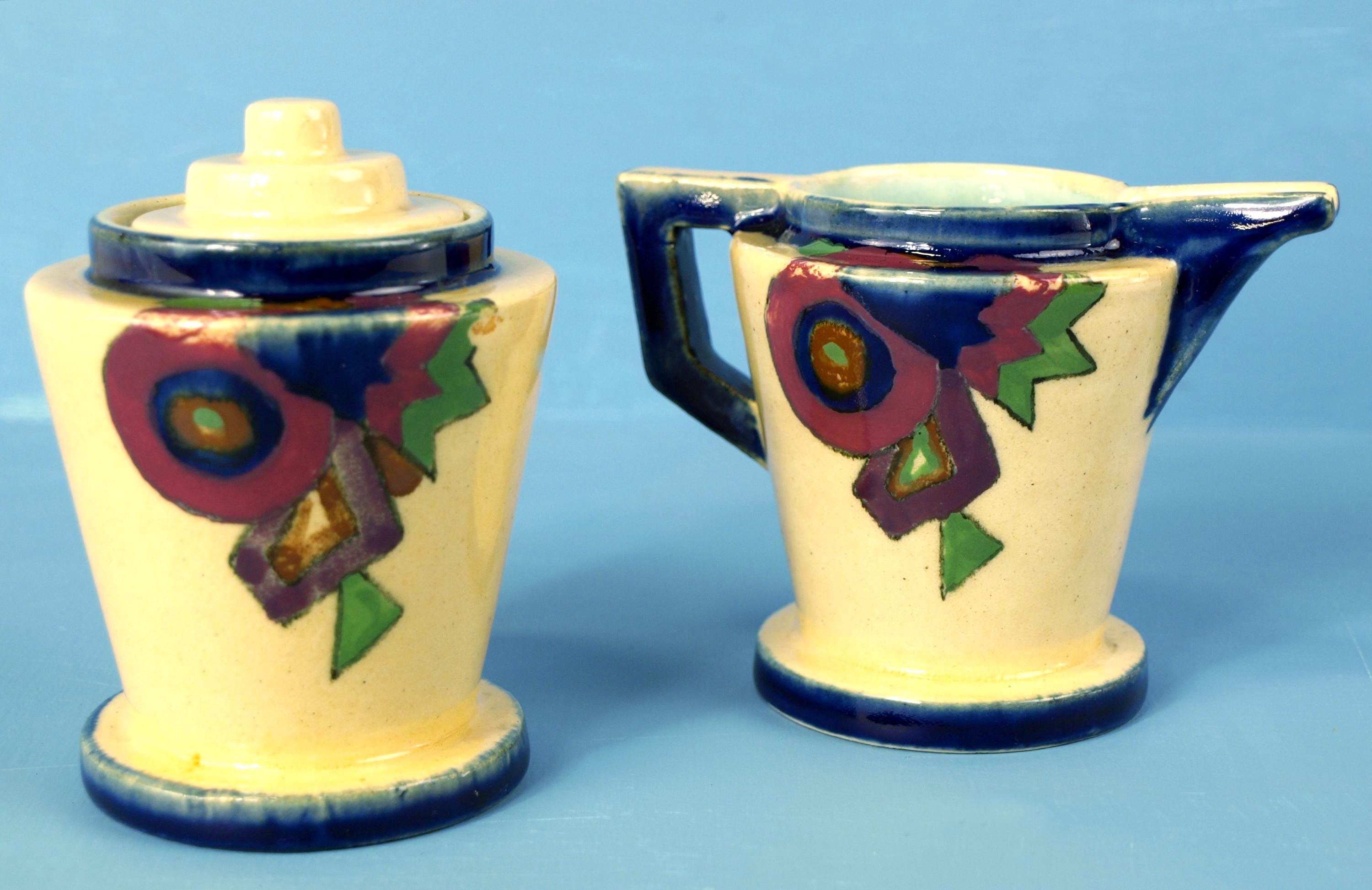 Joseph Mrazek Peasant Art Industry Rare AU Design Art Deco Lidded