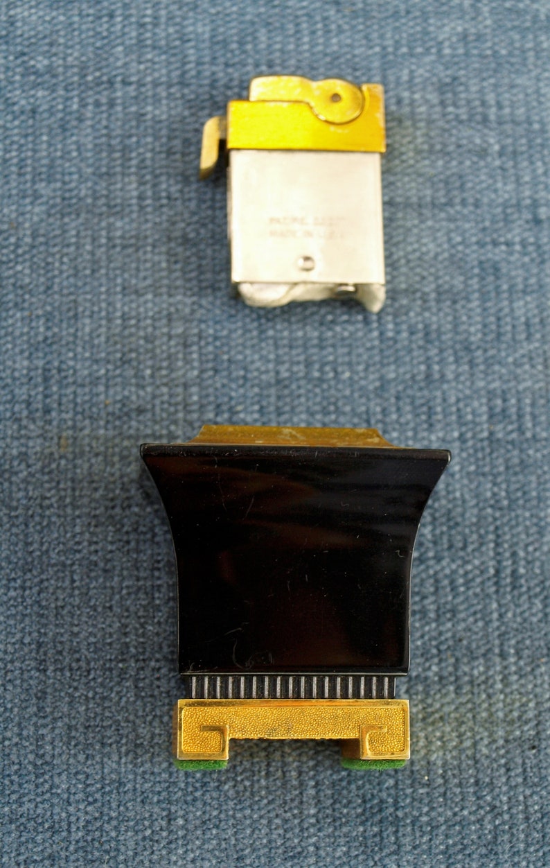 Vintage ASR Table Lighter Hollywood Regency Design With Faux Etsy