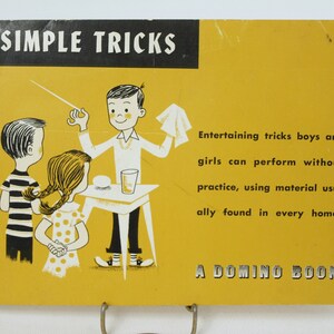 Rare Vintage Book, "Simple Tricks" by Allen V. Green - Hart Publishing, C. 1957 - a Domino Book - Illustrated - Paperback in VG Condition