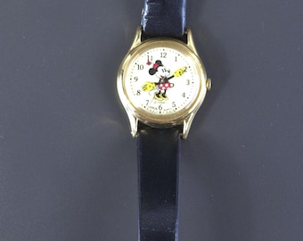 SEIKO アルバ Disney ミニーマウス 腕時計 ゴールド ヴィンテージ SEIKO アルバ Disney ミニーマウス 腕時計 ゴールド