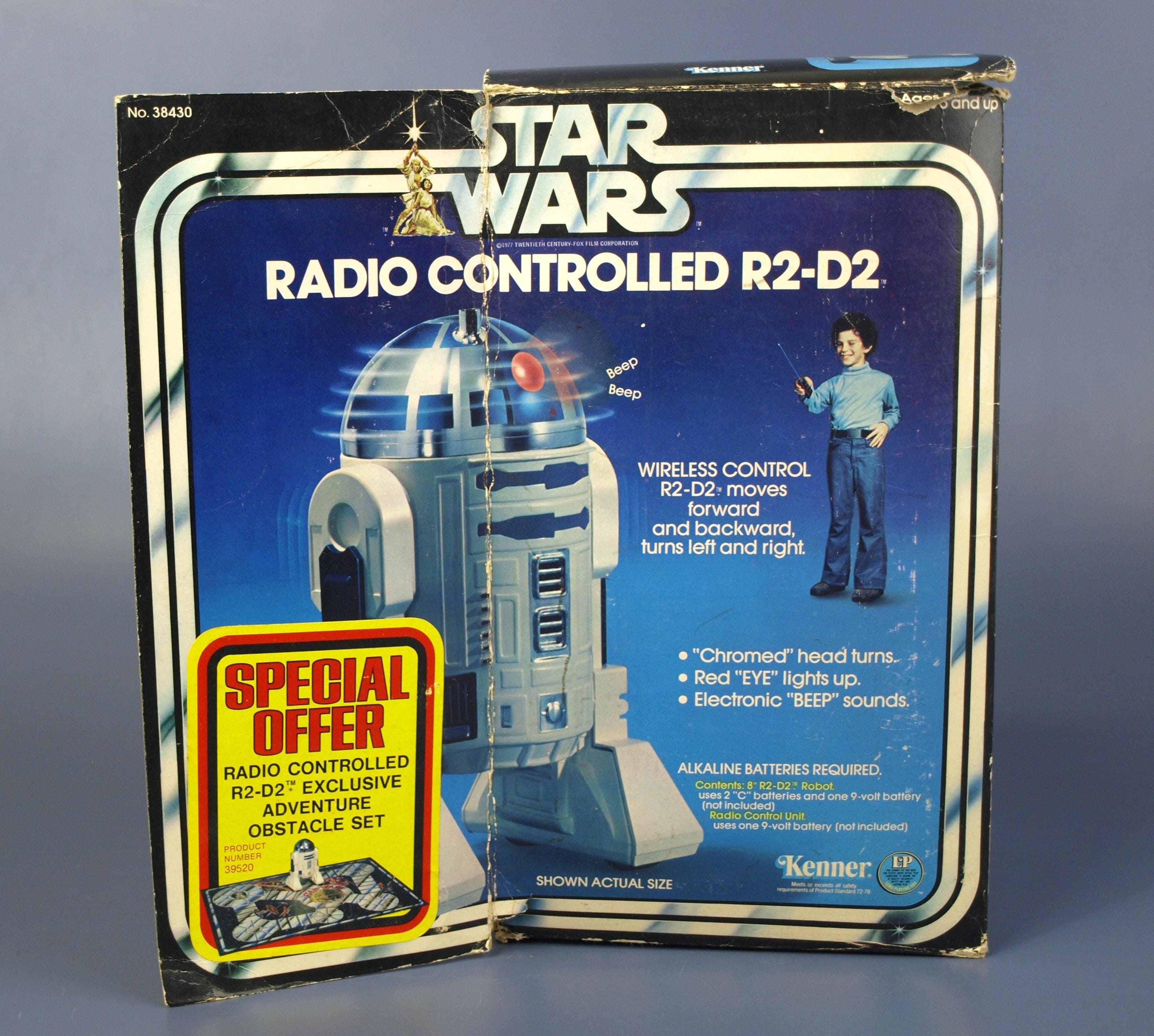 Vintage 1978 Kenner Star Wars Radio Controlled R2-D2 W Box & Rare