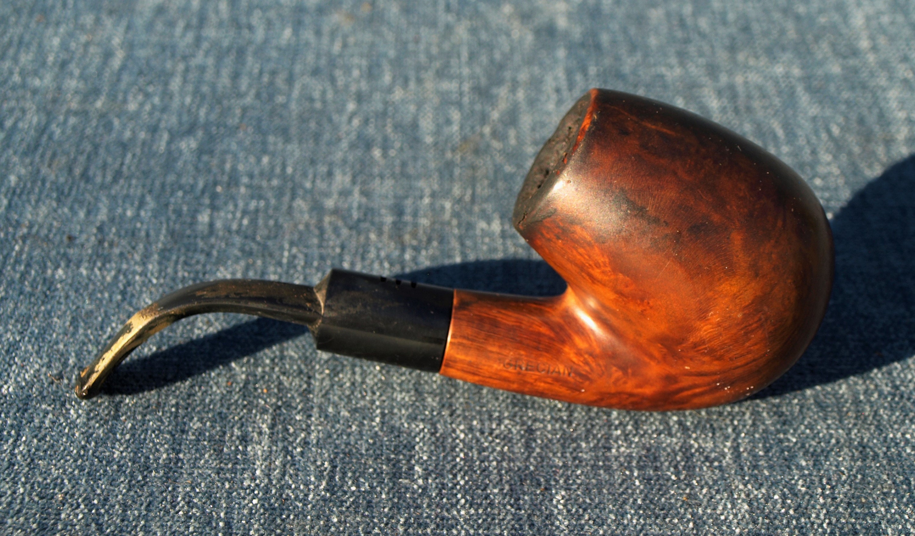EA Carey Magic Inch Grecian Full Bent Tobacco Pipe With Smooth Etsy