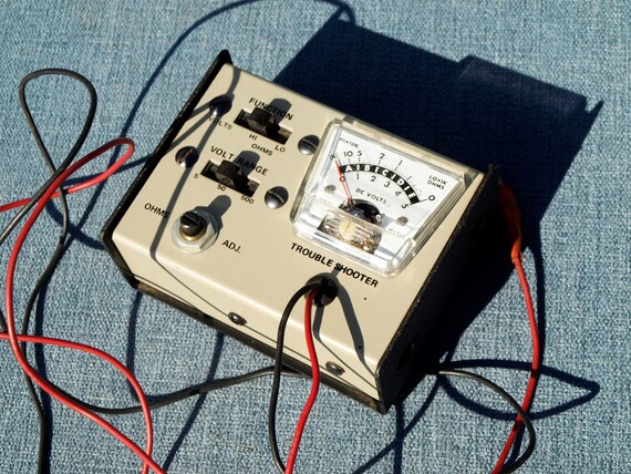 Vintage Heathkit DC Volt / Ohm Meter Trouble Shooter Works 