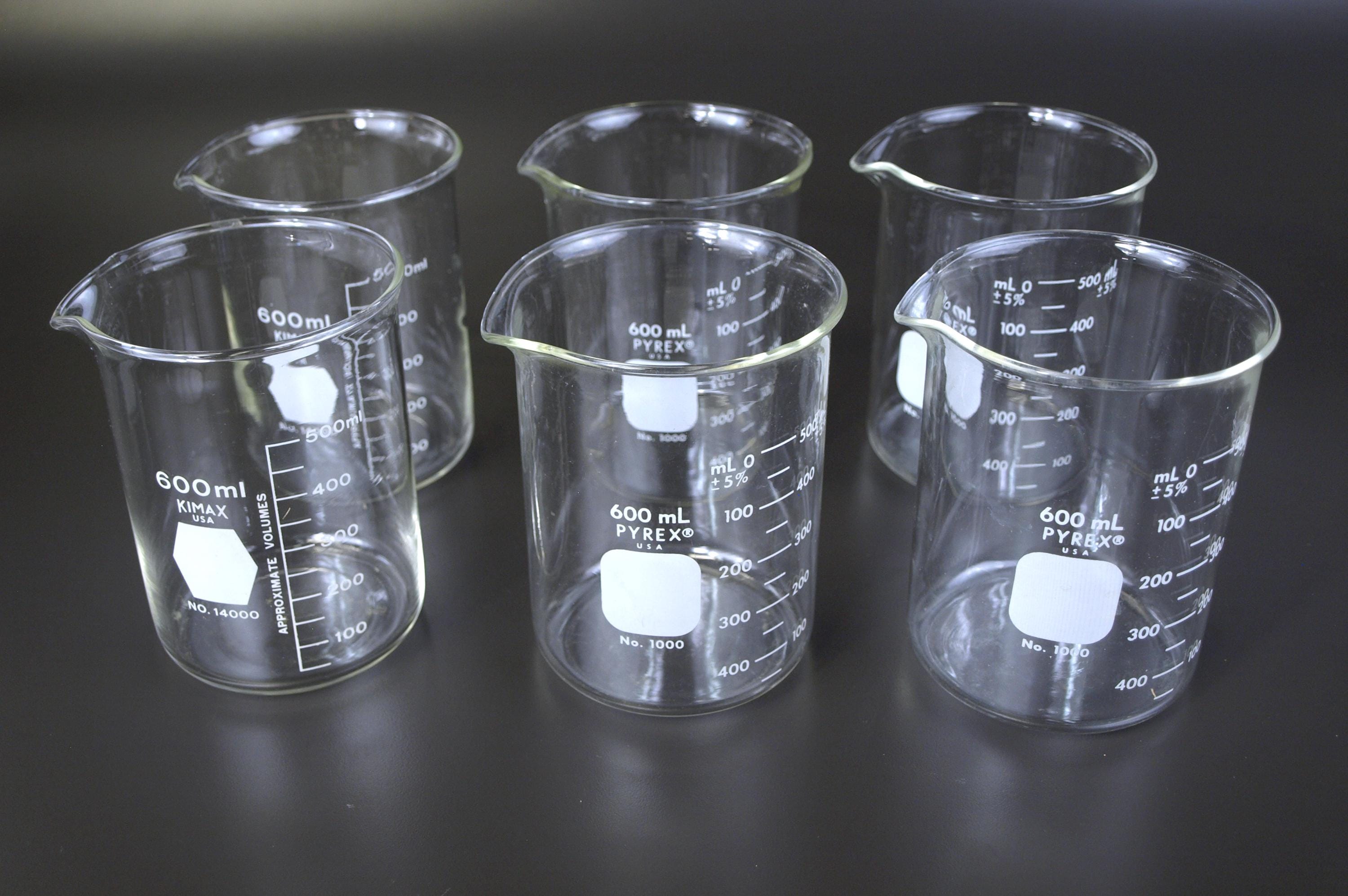 10 Pièces Bécher 10 Ml Verre Borosilicate Gradué Forme Basse - Échelle Claire Pour Laboratoire Et Cuisine