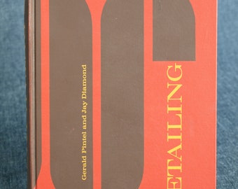 Retailing by Gerald Pintel & Jay Diamond 1971 1st Edition Vintage Hardcover Prentice Hall in Very Good Condition