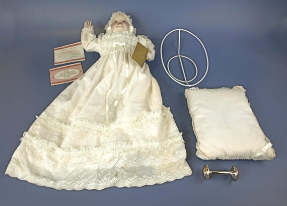 Vintage Franklin Heirloom Dolls the Victorian Christening Doll W