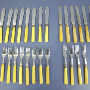 Vintage Epns Fish Knives - Etsy