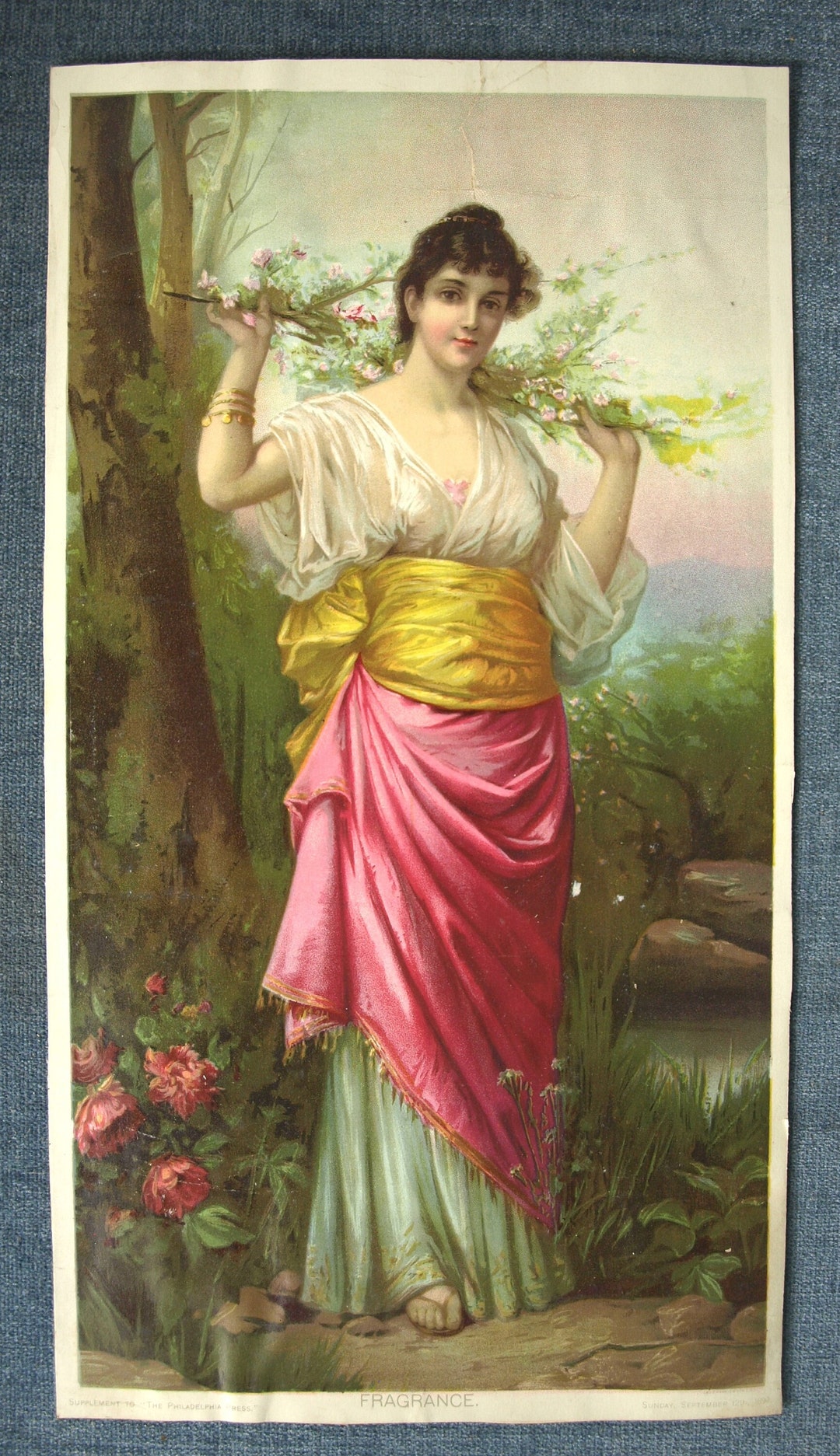 Fragrance or Awakening of Spring (easter) - Antique Victorian Era ...