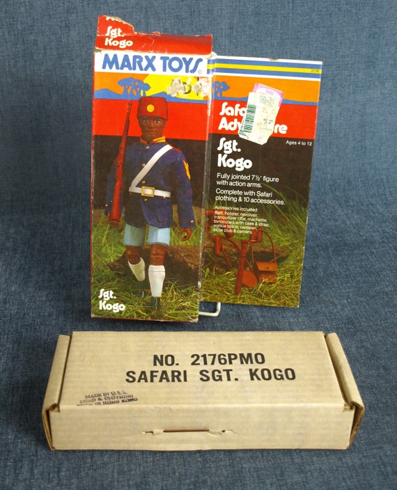 Vintage Marx Toys Safari Adventure 1975 Sgt. Kogo Action Etsy