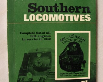 Transport der vierziger Jahre Südlokomotiven - vollständige Liste aller S.R. Lokomotiven im Dienst 1942 - Zuglokomotiven