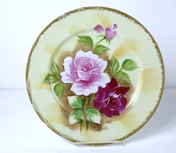 Vintage Hand Painted Rose 10