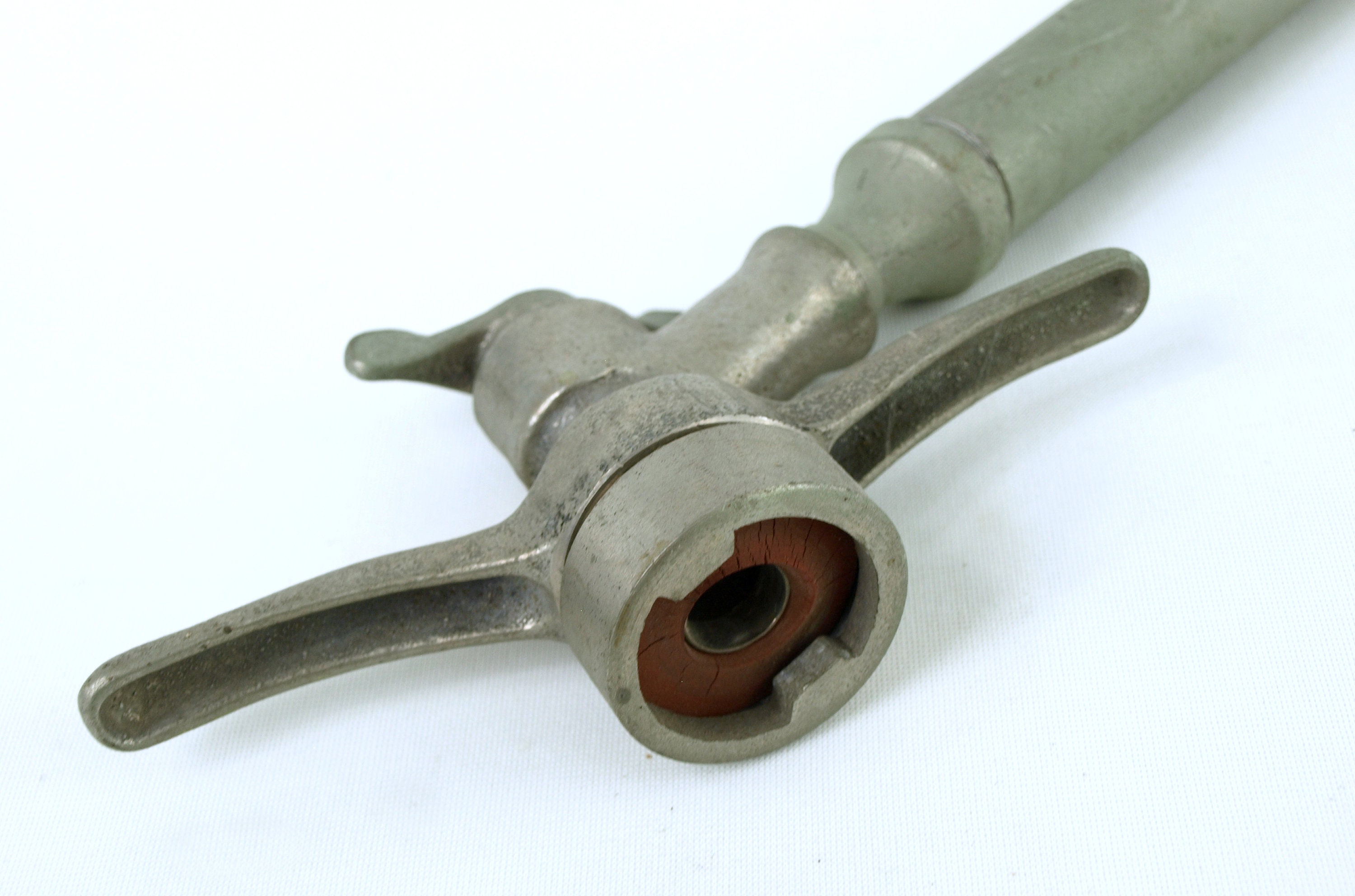 Vintage Rod Style Keg Beer / Soda Faucet Tap With Slant Barrel Pump and ...