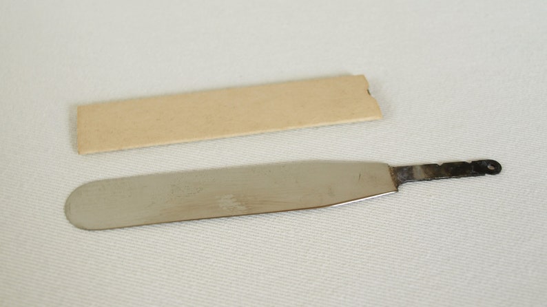 Vintage Laboratory Pharmacy Spatula Replacement Blade \u2013 4\u201d long