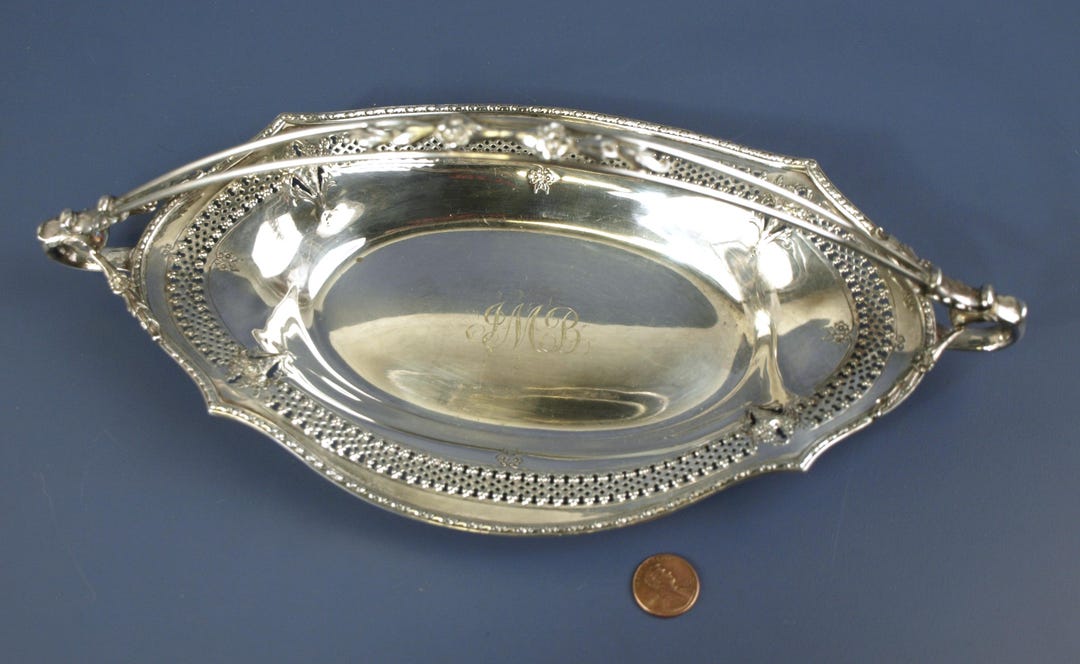 Antique SHM & Co (simpson Hall and Miller) Silver Plate Nut