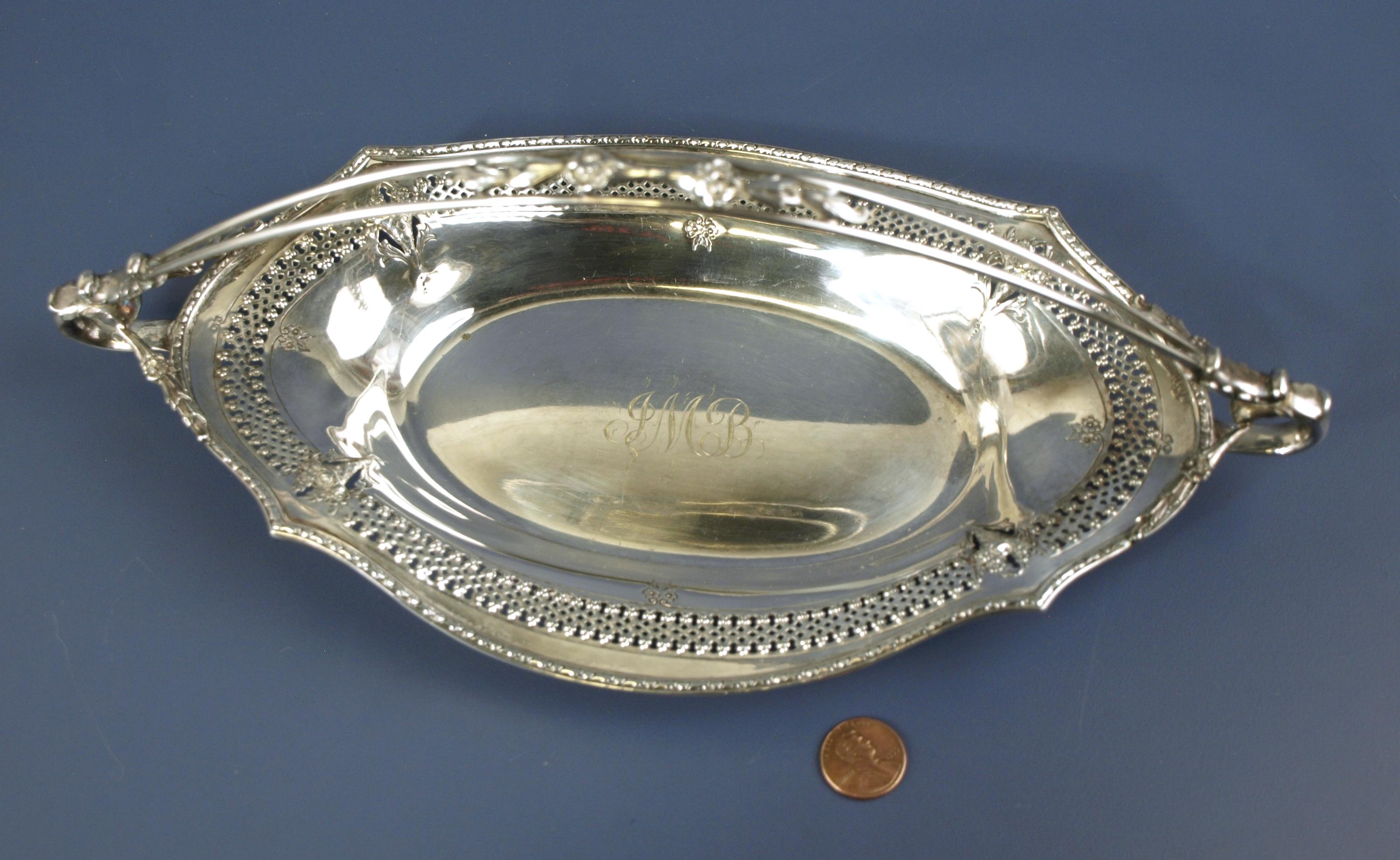 Antique SHM & Co (simpson Hall and Miller) Silver Plate Nut