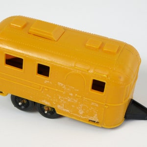 Vintage Plastic Camper RV Toy With Hitch - Pull Along Camper RV - Made ...