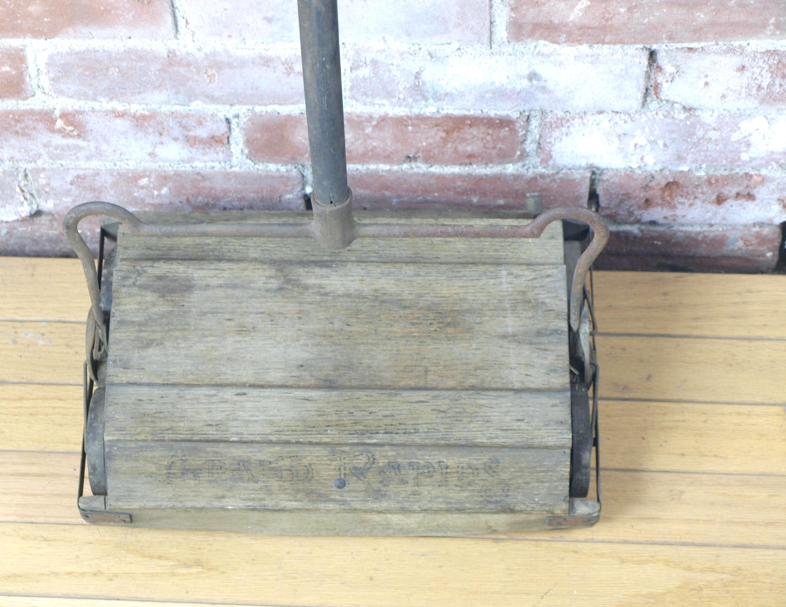 Antique Bissell Grand Rapids Carpet Sweeper With Original Handle