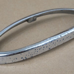 Chrome Tail Light Bezel For 1949-50 Ford Passenger Car - Lower Rear - Original OEM Part No. 8A13448 C1