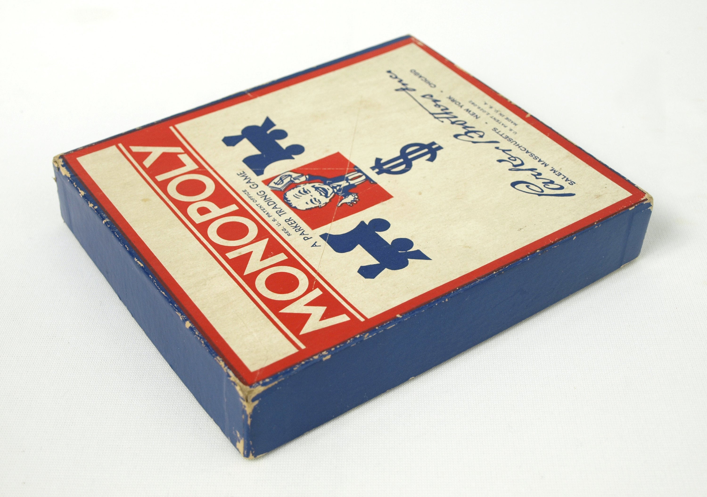 Vintage MONOPOLY Board Game by Parker Bros., Circa 1936 - No Board