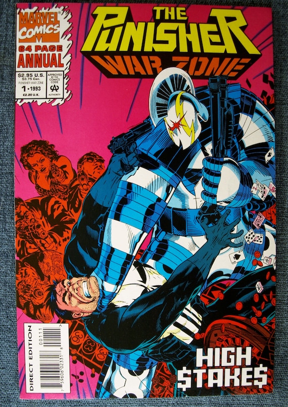 The Punisher War Zone 64 Page Annual Vol. 1 No. 1 1993 Marvel -  Israel