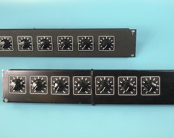 Atlas Soundolier Attenuator AT-35 6 Unit and E408-3 7 Unit Control Strips at 35 Watt 70 Volt- Sold Separately