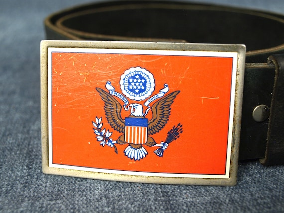 Vintage US Military E. Pluribus Unum Bald Eagle C… - image 3
