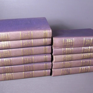 The Progressive Reference Library 1933 Book Set Encyclopedia with 11 Volumes - Bernhart P. Holst Editor - Holst Publishing Co - VG+ Complete image 1