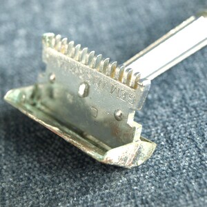 Vintage Gem Micromatic Single Blade Shaving Razor - Chrome Plated