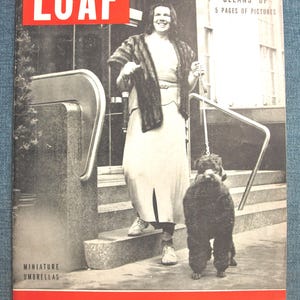Revista Loaf del 31 de febrero de 1950 - Filadelfia se limpia - Paraguas en miniatura