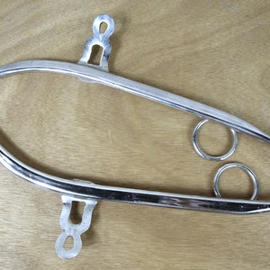 Edelstahl-Pferdebuggy Hames - 43 cm lang mit losem Zügel und festem Luftzug