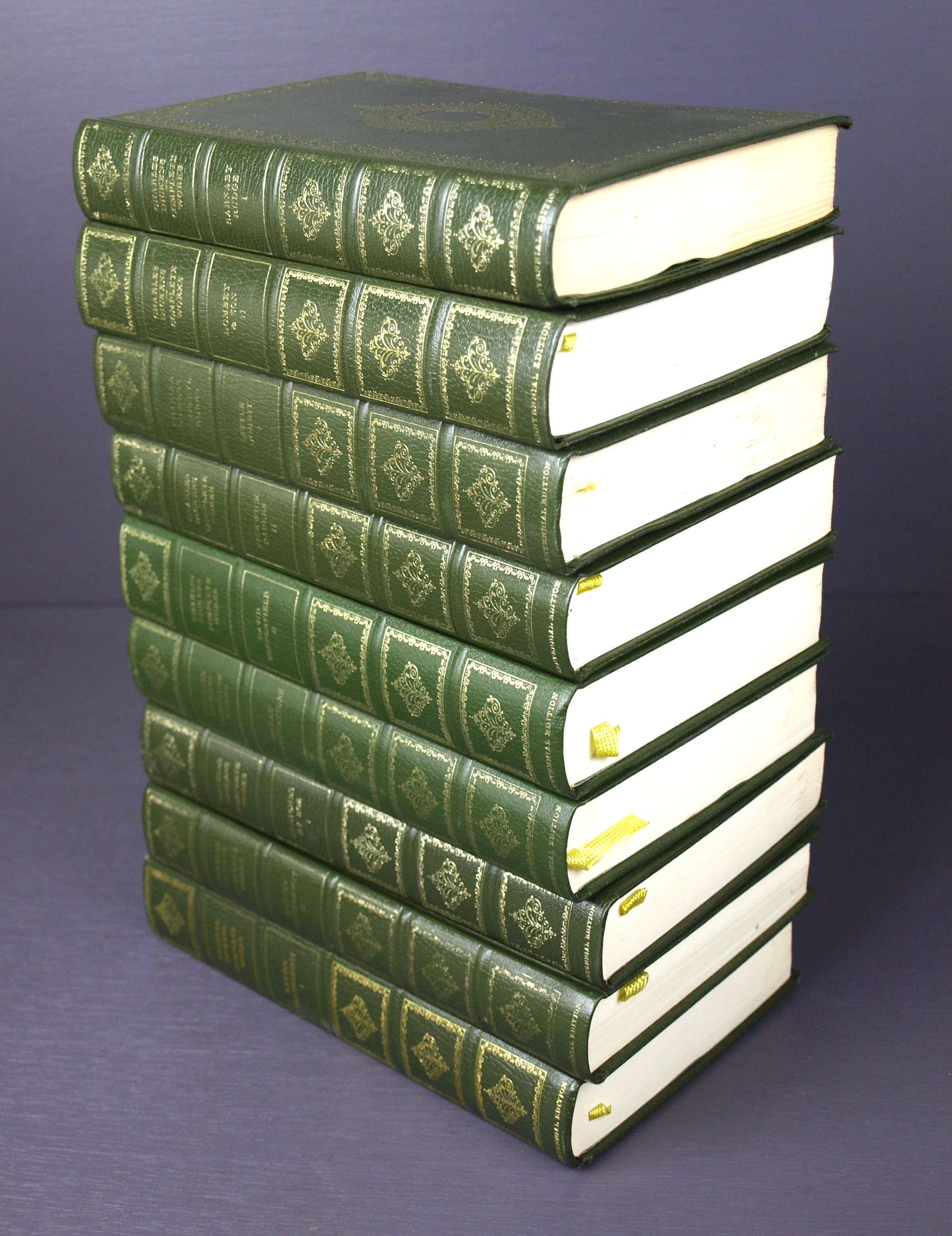 Charles Dickens Complete Works Centennial Edition Book Set With 9