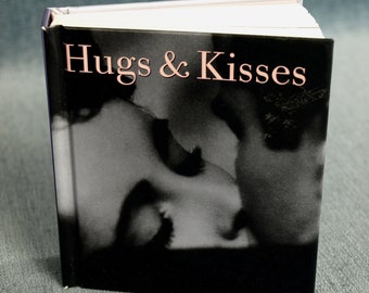 Hugs and Kisses Tiny Folio 1998 first edition HC book - Small Black & White Photography Book of Film Stills / Famous Photos intro by Coucher