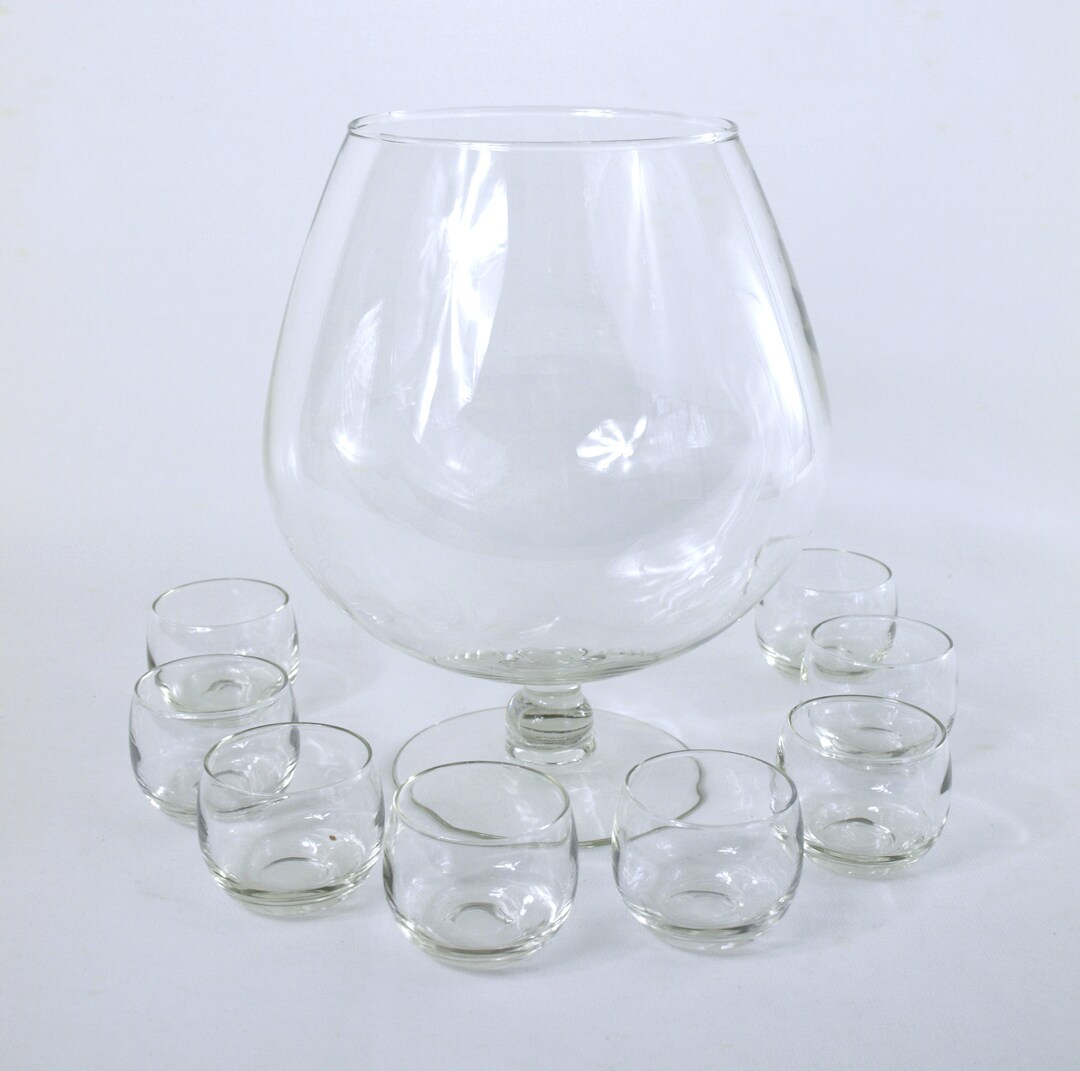 Extra Large Oversized Brandy Snifter / Cognac Glass and Cups Etsy