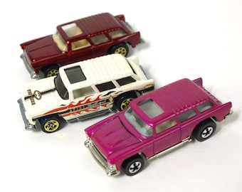 VINTAGE ORIGINAL HOT Wheels 1969 Redline Hairy Hauler jaune blanc