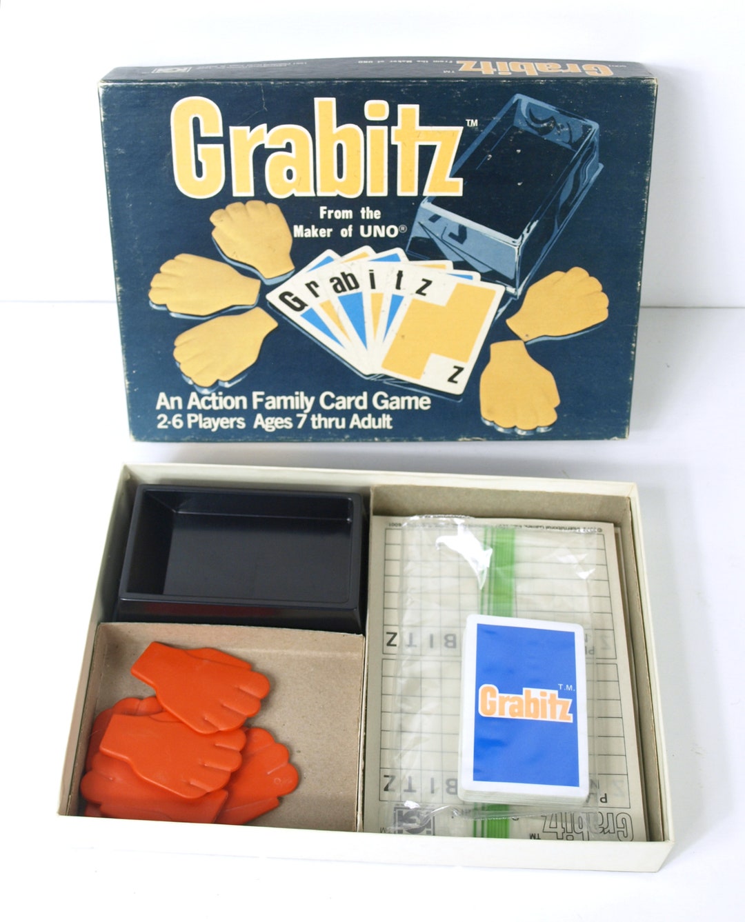 1979年ヴィンテージ グラビッツ アクション ファミリーカードゲーム