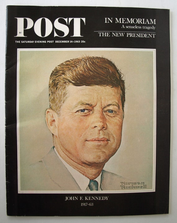 Vintage December 14 1963 Saturday Evening Post John F. | Etsy