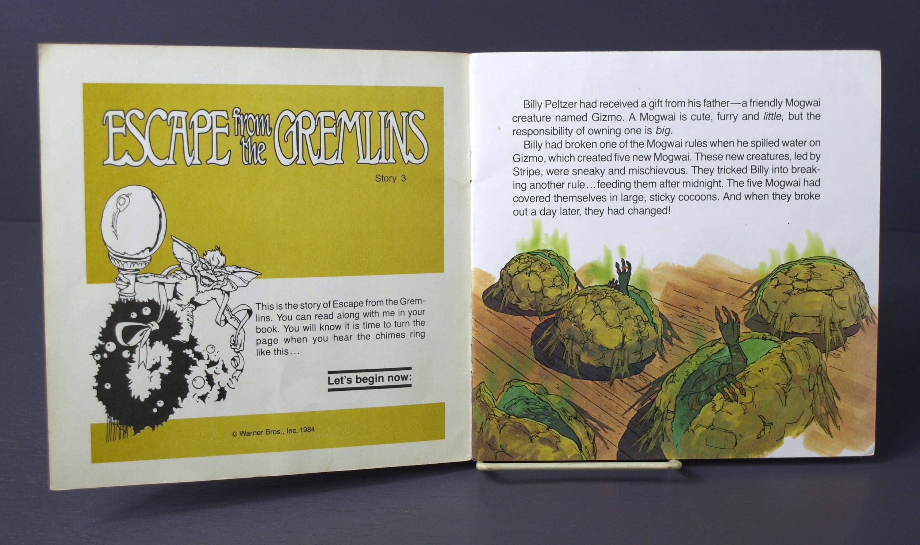 グレムリン 1984年製 激レア レコードbook 5冊セット グレムリン 絵本