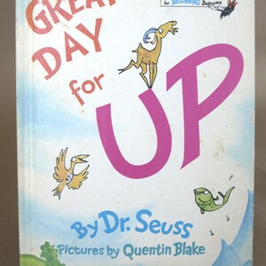 Vintage Great Day for UP von Dr. Seuss 1974 Hell & Früh Hardcover Kinderbuch in Sehr gutem Zustand