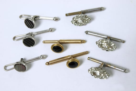 Vintage Lot of Tuxedo Shirt Stud Buttons - 3 Sets… - image 2