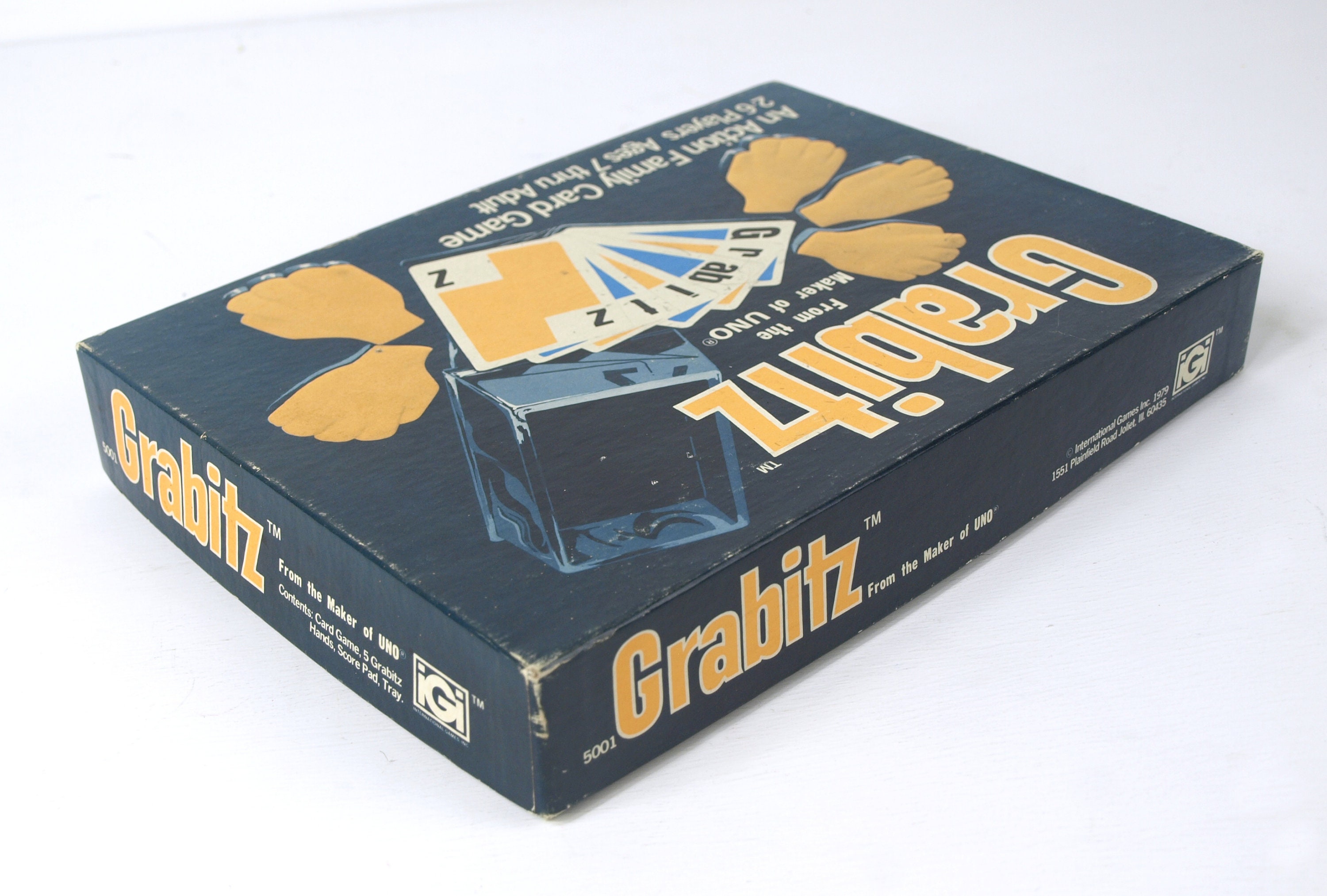 1979年ヴィンテージ グラビッツ アクション ファミリーカードゲーム