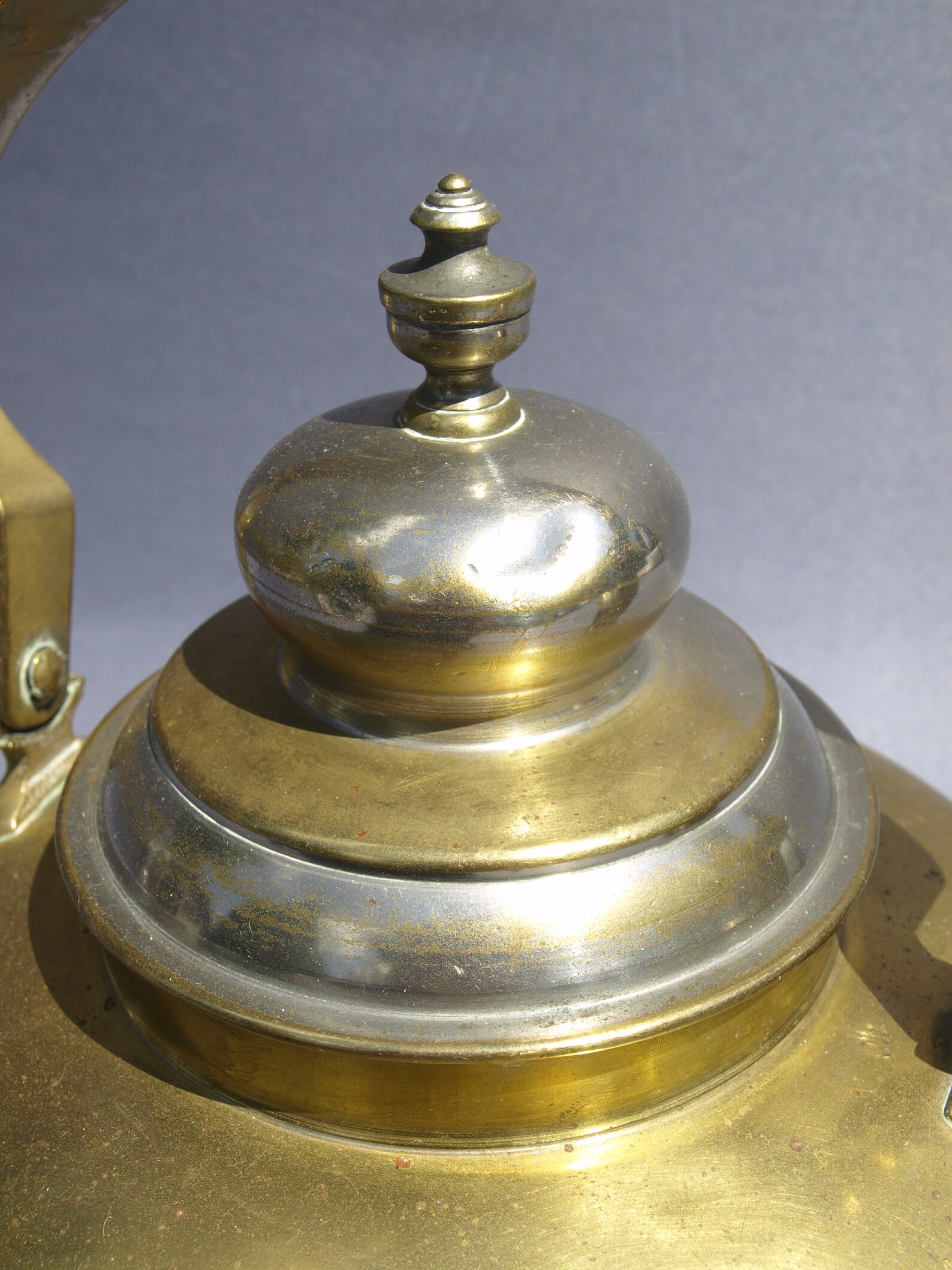 Antique Very Large Brass Gooseneck Teapot Kettle Beehive Etsy