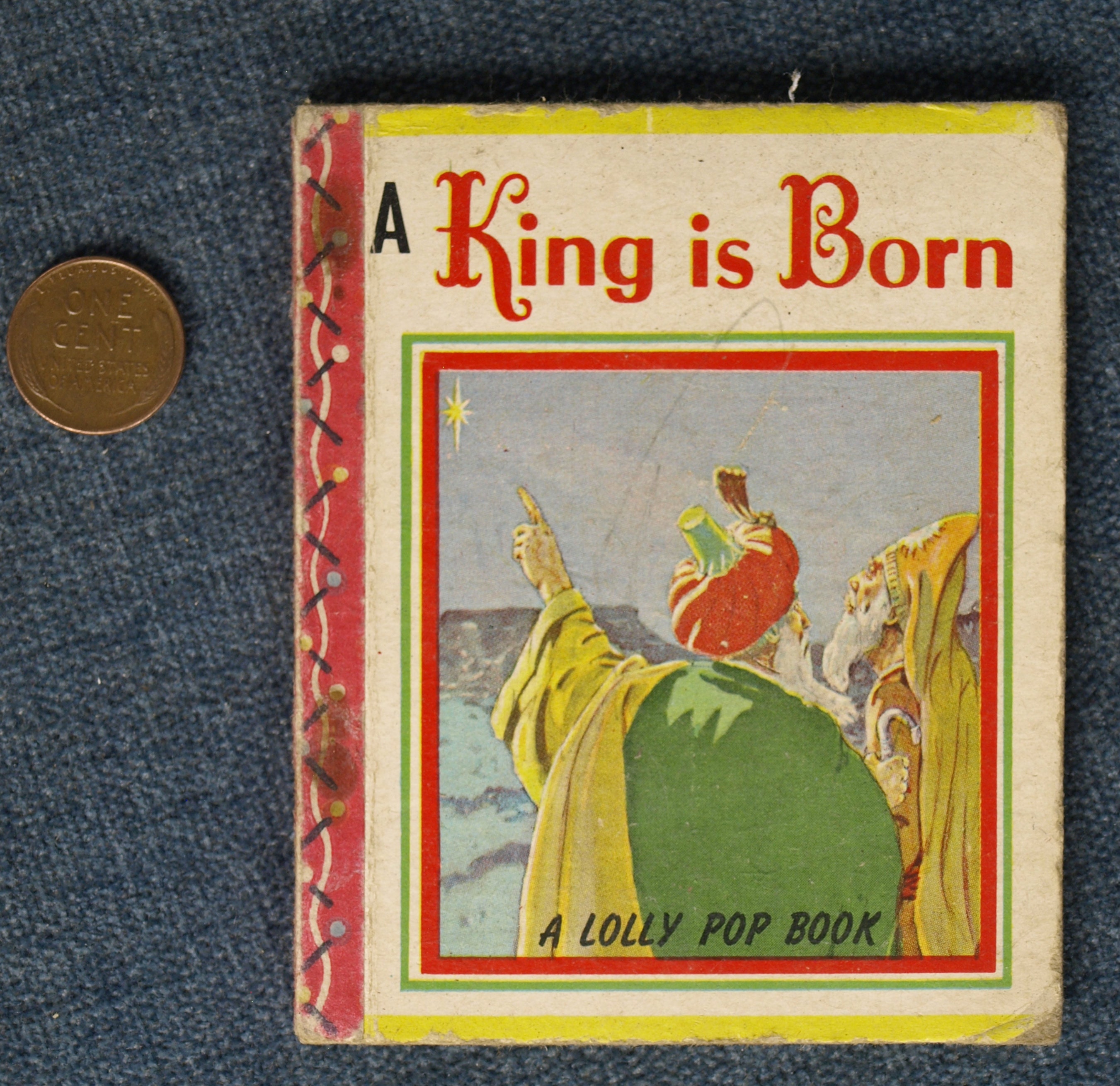 A King is Born A Lolly Pop Book 1949 HC Small Religious Children's Book -  Etsy