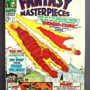 Fantasy Masterpieces #11 October 1967 VF- reprints Human Torch #1 – Origin of Toro