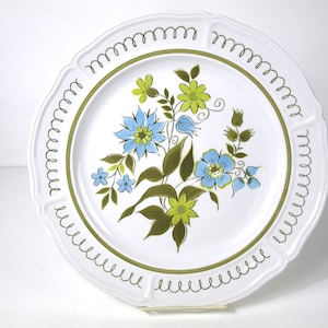 Vintage MIKASA 12&quot; Chop Plate (Round Platter), Laconia Pattern - Made in Japan - Very Good condition