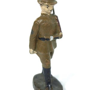 Vintage 1930s Elastolin Composite WWI Miniature Toy British Soldier In good condition