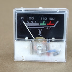 Vintage Unbranded Analog Voltmeter DPB40 - Previously Used - Good Condition