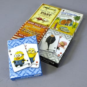 Vintage Spielkarten - Professor Hoyle, Minions, Despicable Me, Lures of the Past & Bacon - Neuwertige Erinnerungsstücke