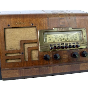 Round Bakelite Brown Ornate Knob f/ Old Antique Vintage Radio