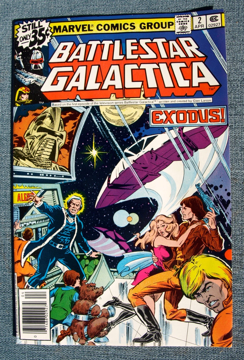 Battlestar Galactica Exodus Vol. 1 2 Marvel Comic Book 1979 NM - Etsy