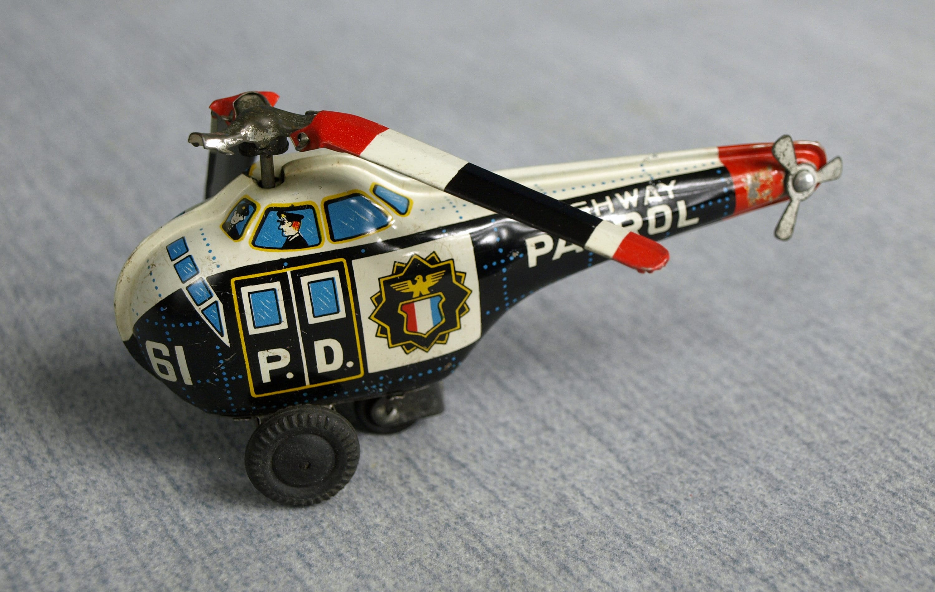 【信頼】 Tin toy helicopter - Etsy 日本 航空機・ヘリコプター